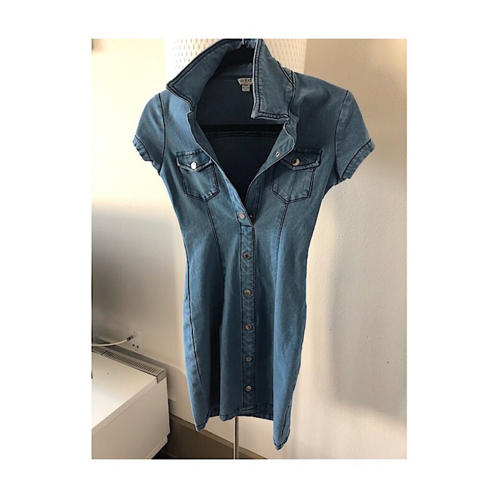 Guess jean dress xs